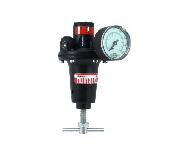1/2 NPT Numatic R50R-04G Air High Flow Regulator W/Gauge Output Pressure 125 C30