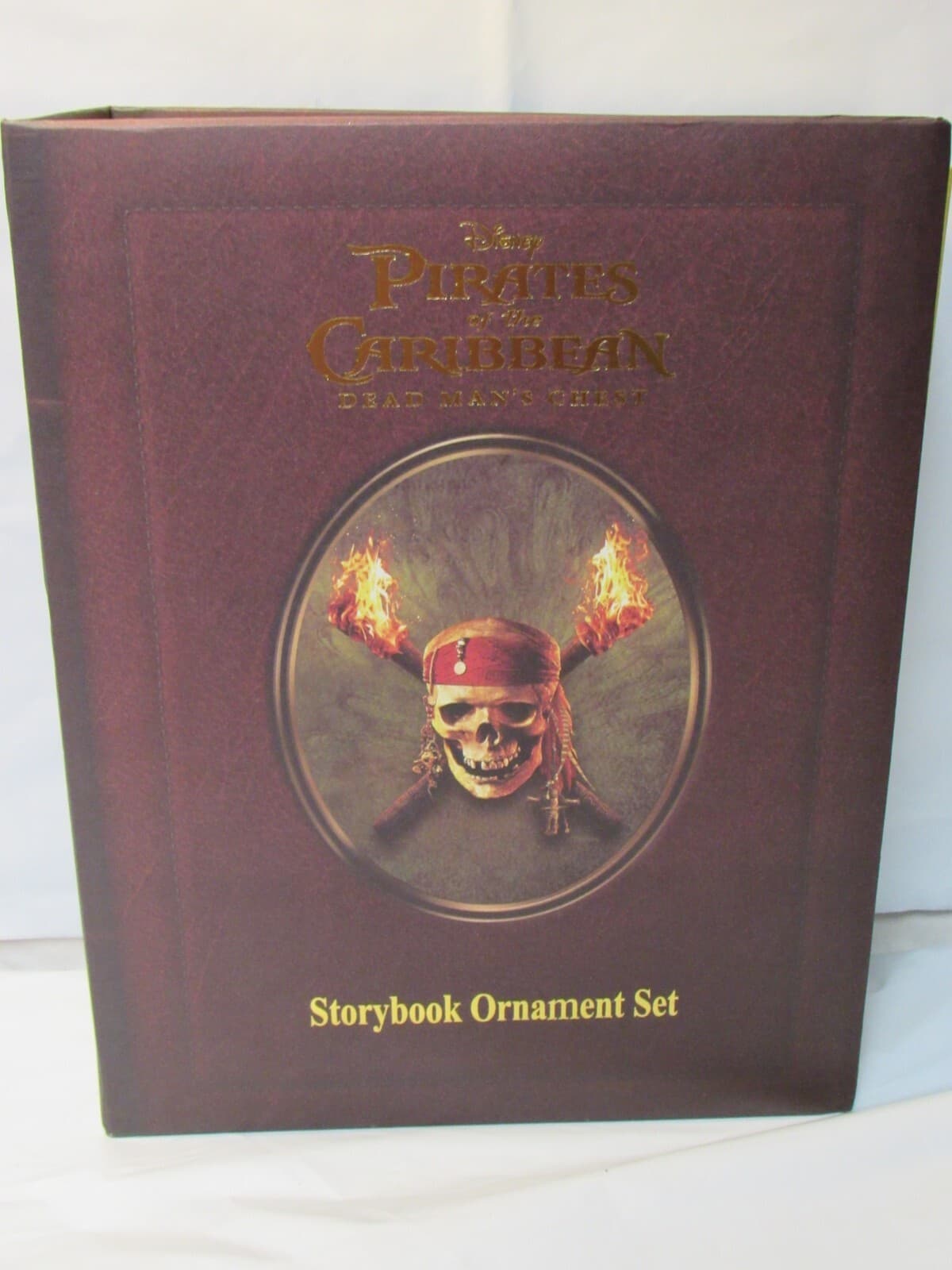 Disney Pirates of the Caribbean Storybook Ornaments Set of 6 L72M