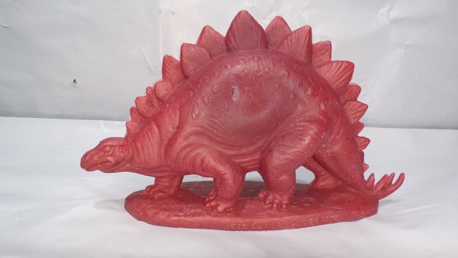60's Mold-A-Rama Sinclair Dinosaur Stegosaurus Sinclair Oil (N66J)