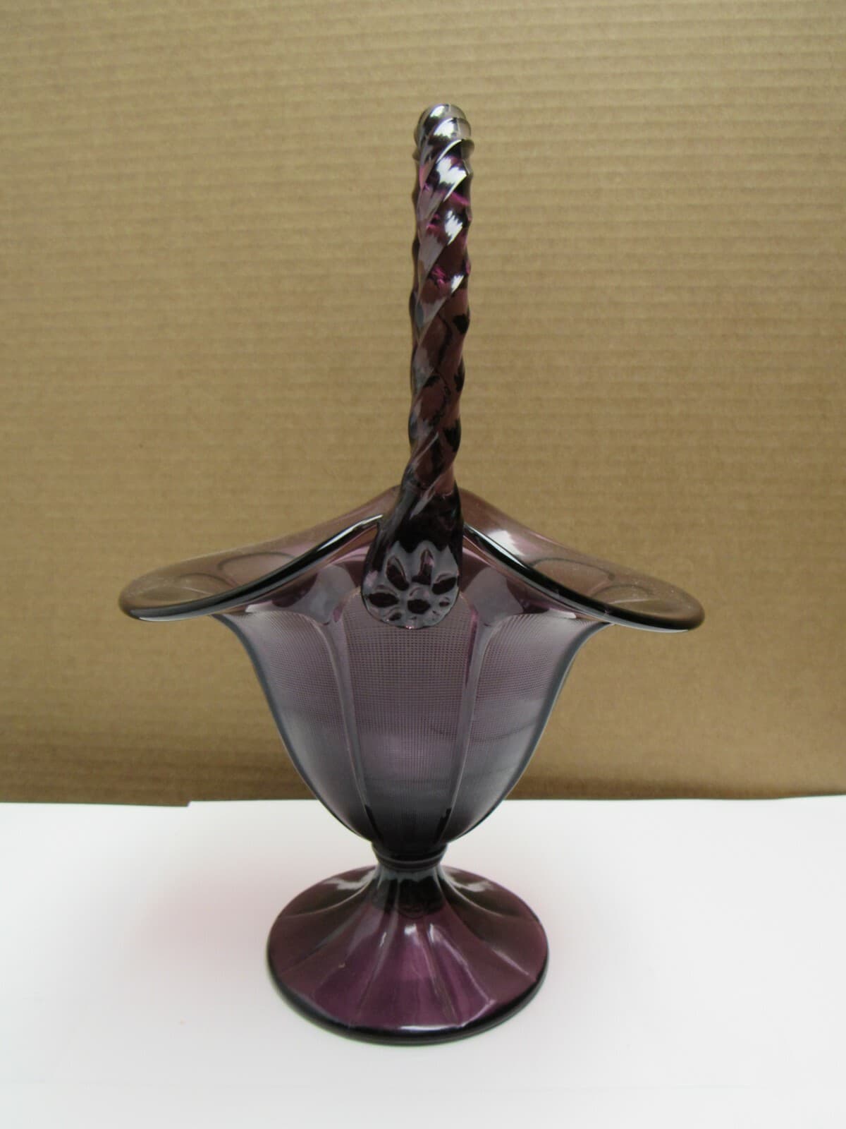Fenton Amethyst Purple 11" Basket