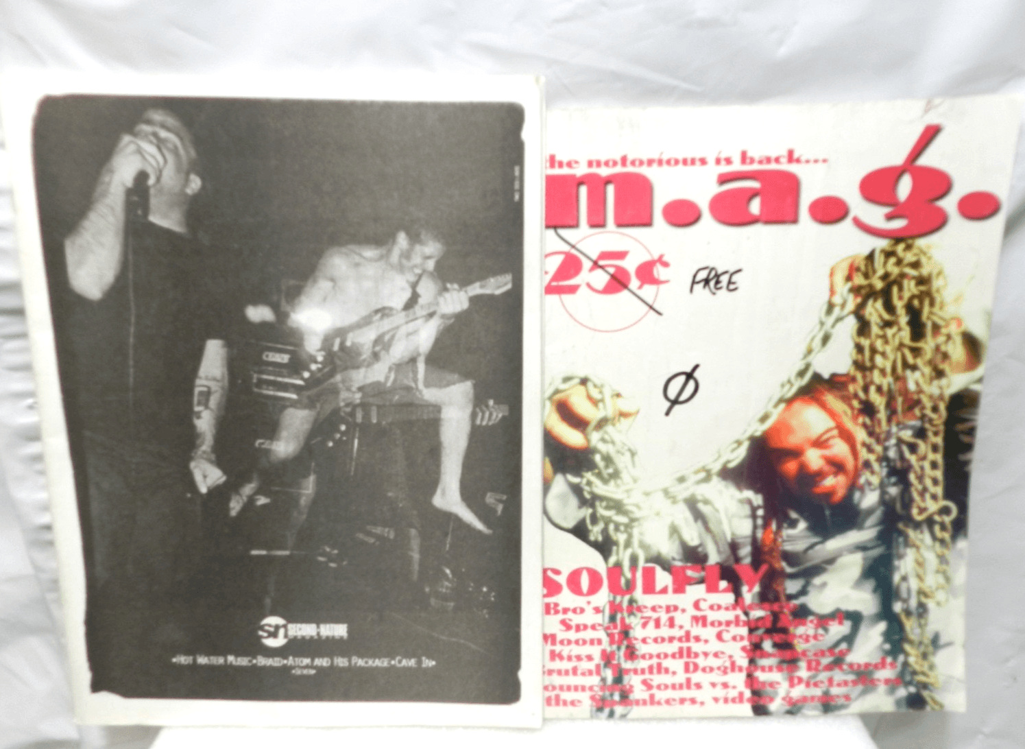Second Nature & M.A.G Spring 1998/Hardcore / Punk/Straightedge Magazines (H15J)