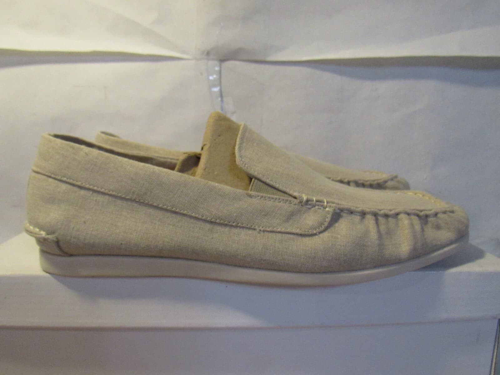 Steve Madden Mens Hoist Fabric Slip On Boat Shoe Sz 8.5 M B68M