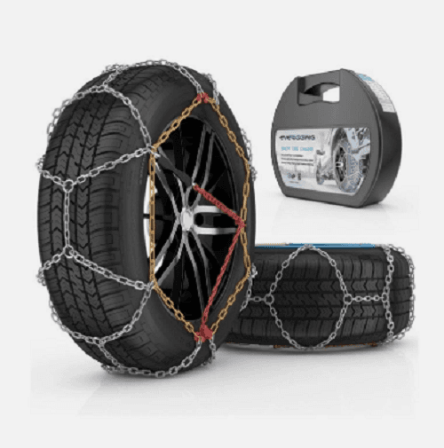 EVERIGGING Snow Chains TIRE KN130 Universal Adjustable Quick Fit Cars Trucks T23