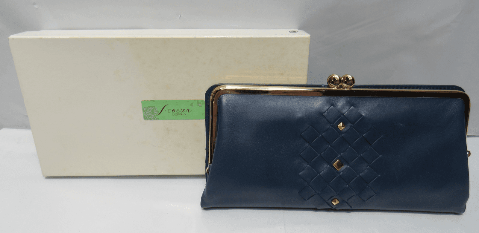 New S. Coeur Morpho Womens Navy Blue Clutch Wallet (T54JJ)