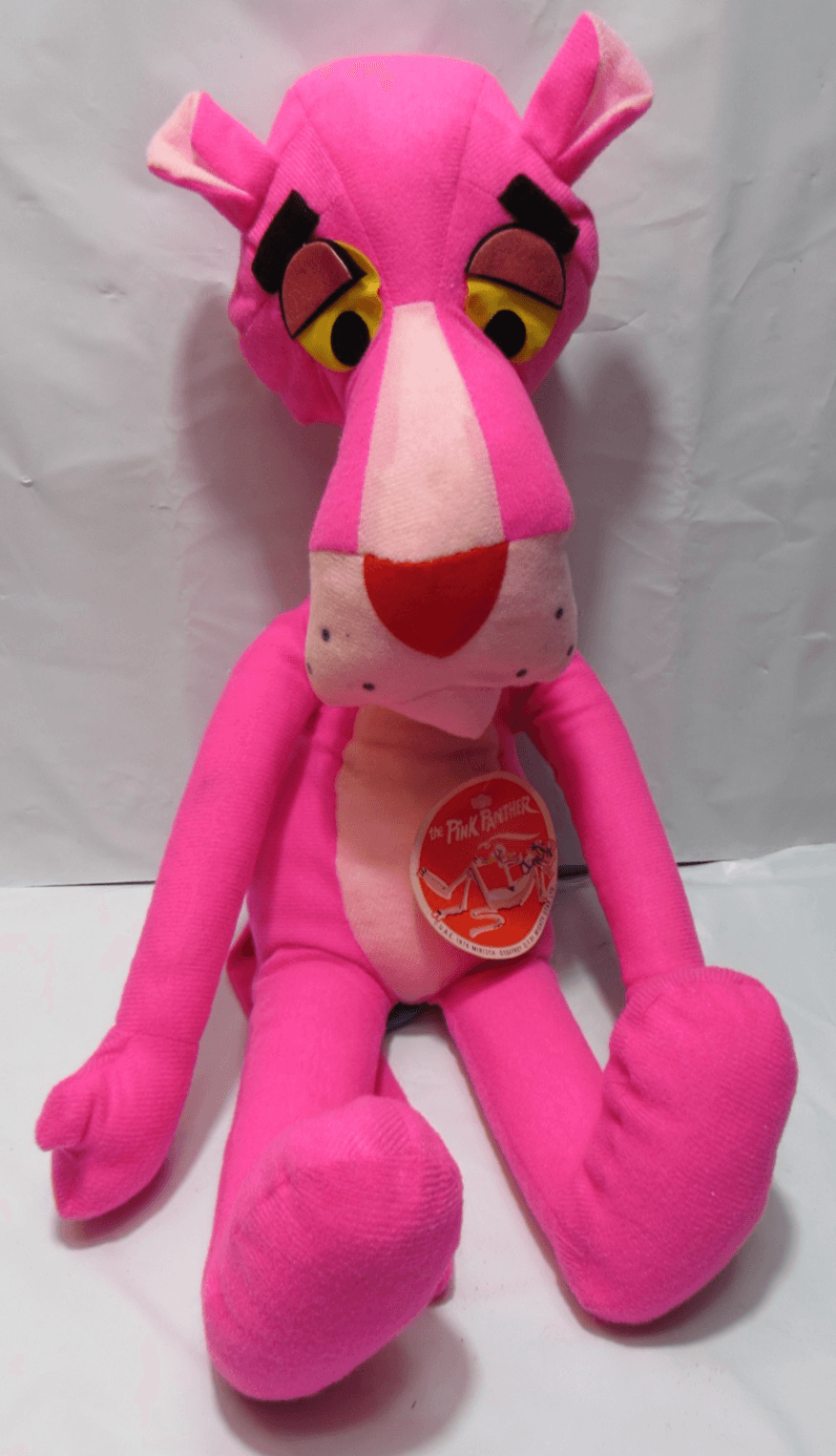 Pink Panther Plush Stuffed 1964 MIRISCH-GEOFFREY Mighty Star 21" W/ Tags T49JJ