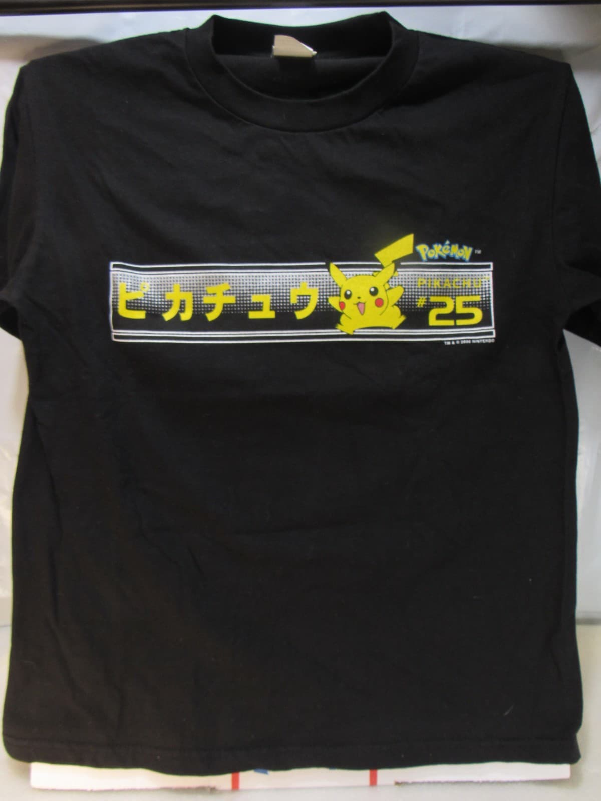 Vintage Rare Pokemon Pikachu Double Sided T Shirt Unworn SZ Large (Y2JJ)