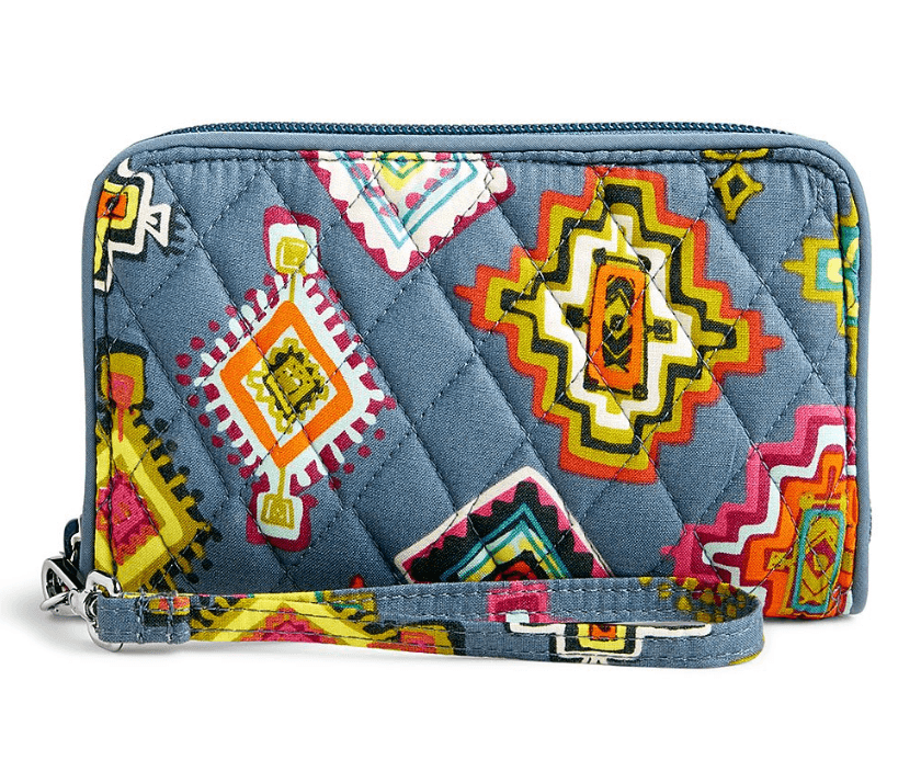 New Vera Bradley | Painted Medallions RFID Grab & Go Wristlet C60K