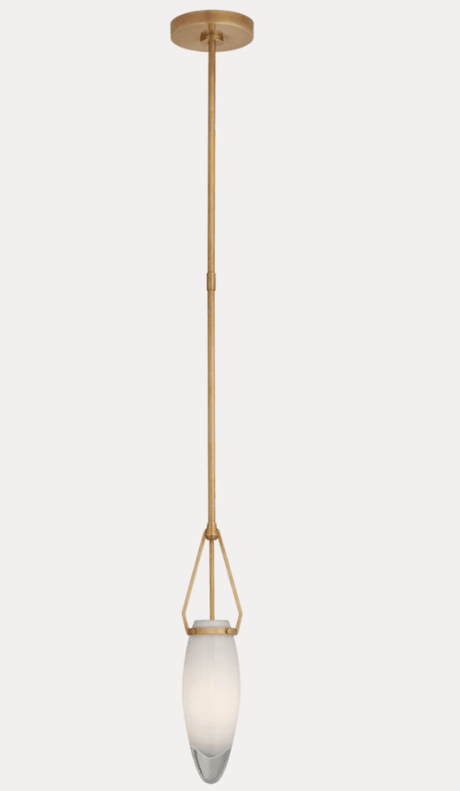 Visual Comfort & Co. CHC5420ABWG Chapman & Myers, Myla Small Single Pendant Y21K