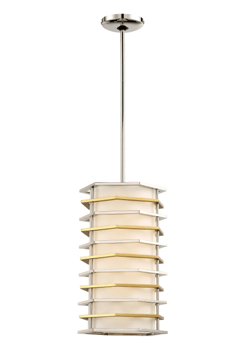 Kovacs Levels 10" Wide Integrated LED Mini Pendant Pure White Fabric Shade Y18K