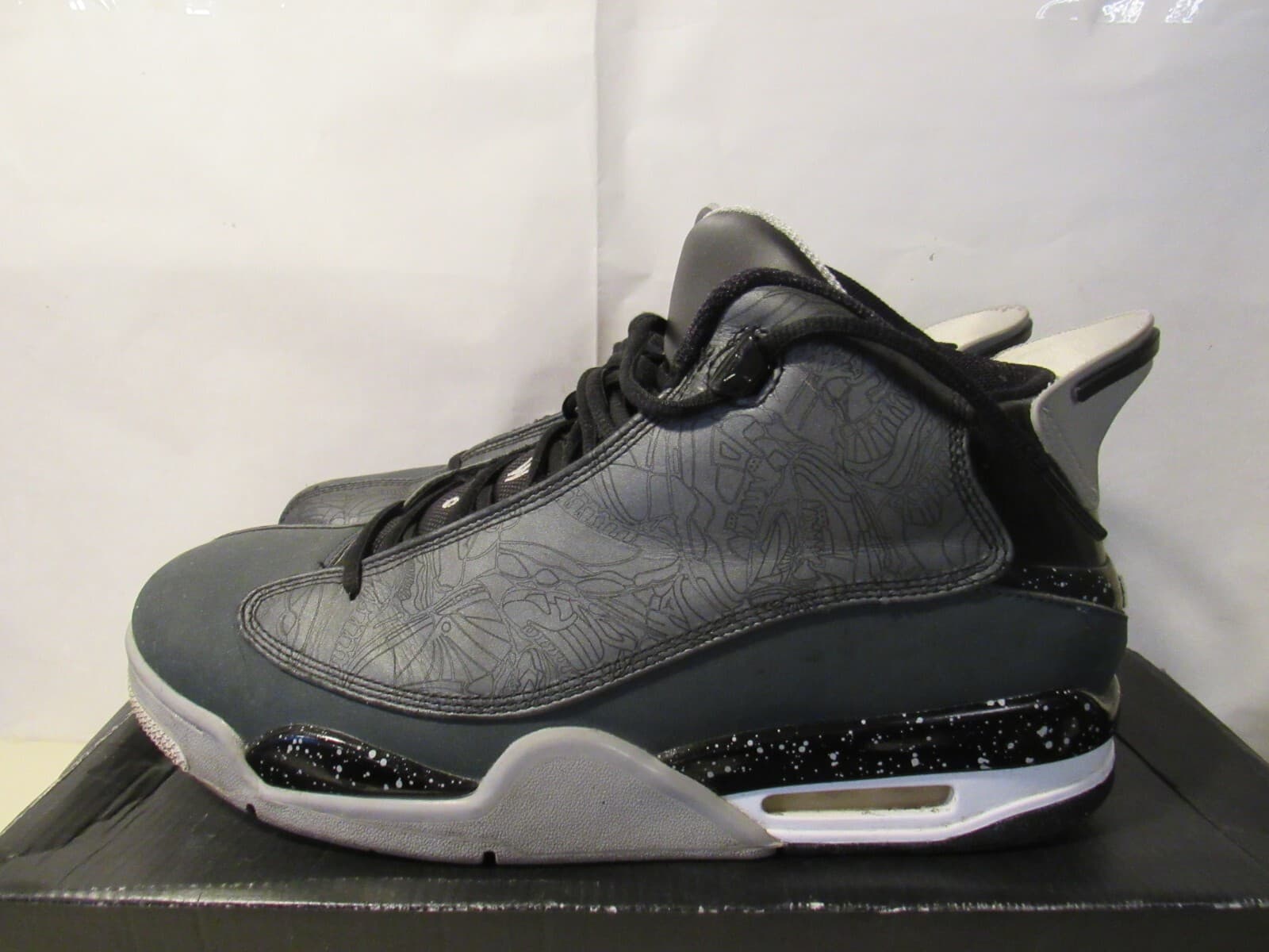Nike Air Jordan Dub Zero Charcoal Wolf Grey Size 10 with OG Box 311046-004 G55K
