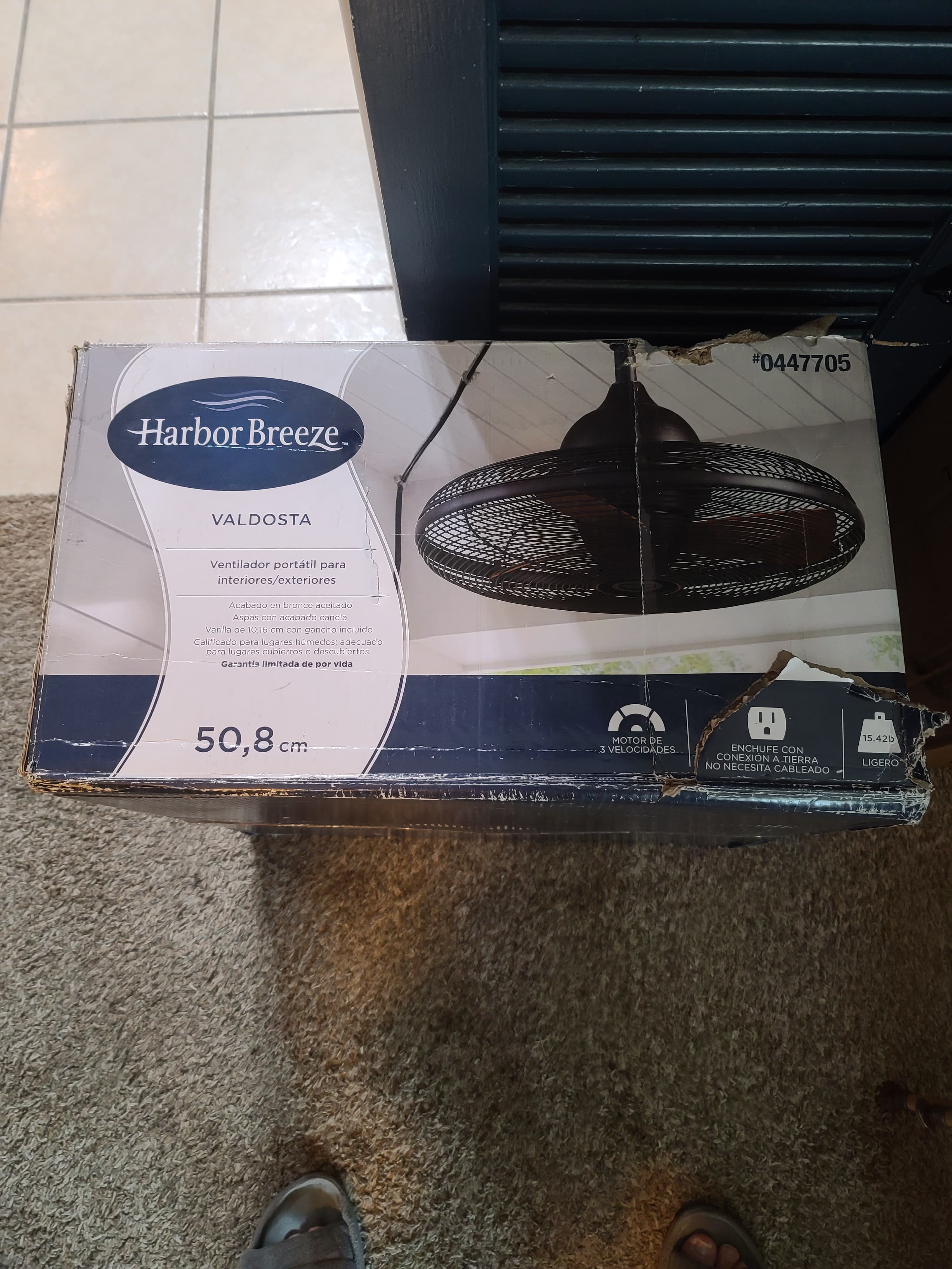 NIB Harbor Breeze Valdosta 20-Inch Indoor/Outdoor Ceiling Fan