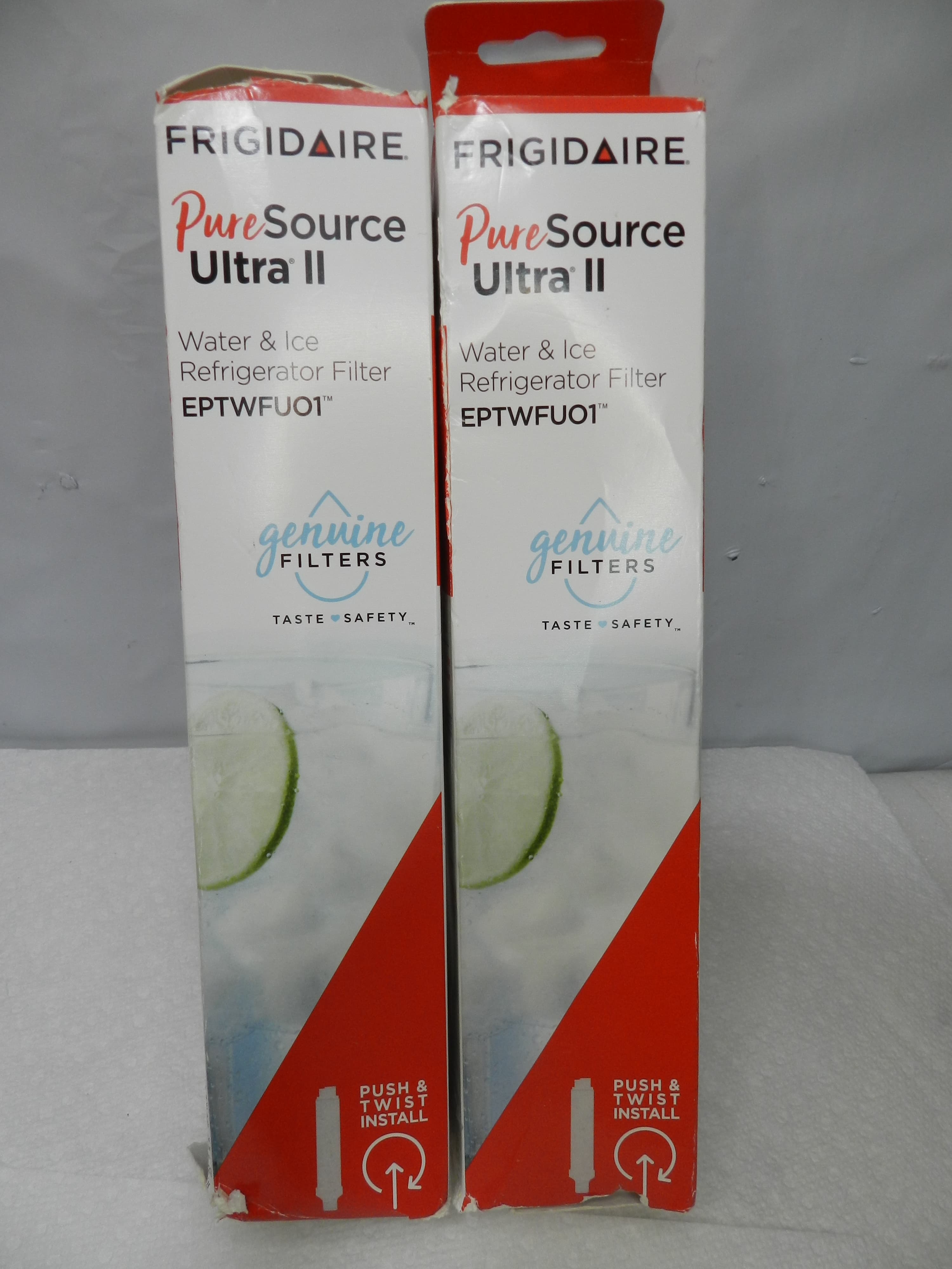 2 Frigidaire EPTWFU01 Pure Source Ultra II Refrigerator Water Filter (M74K)