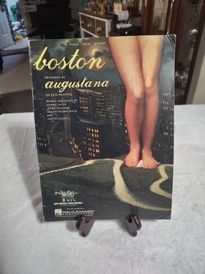 Boston Sheet Music recorded by Augustana P/V/G Hal Leonard 2005