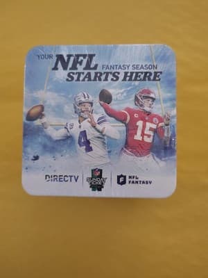 Beer Coaster NFL Sunday Ticket Dak Prescott Patrick Mahomes 2022 Pack Of 10