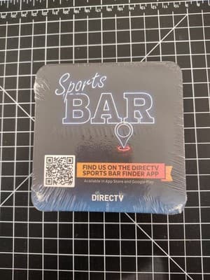 Directv Sports Bar finder Beer bar Coaster - Pack Of 10, NEW