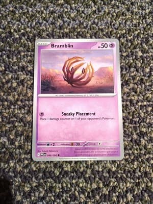 Pokémon TCG Bramblin 046/094 Phantasmal Flames 50 HP Common Regular Eng