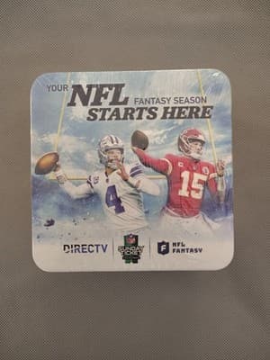 Beer Coaster NFL Sunday Ticket Dak Prescott Patrick Mahomes 2022