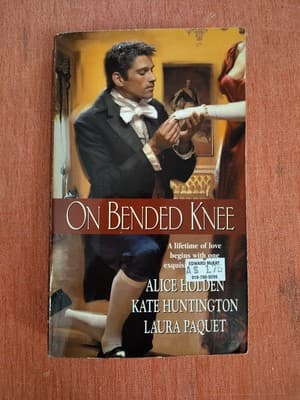 ON BENDED KNEE (ZEBRA REGENCY ROMANCE) By Kate Huntington *Excellent Condition*