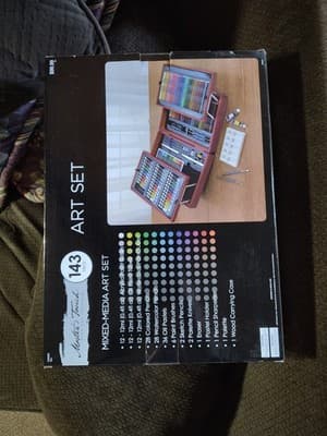 Master’s Touch Fine Art Studio 143Piece Mixed Media Art Set (1767870) NEW/SEALED