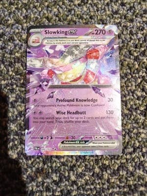 Pokemon TCG Slowking ex 086/193 Sv02: Paldea Evolved Holo