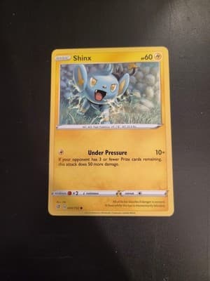 Pokémon TCG Shinx Card 060/192 Rebel Clash 2020 Near Mint