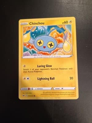 Pokémon TCG Chinchou Sword & Shield Base Set 068/202 Regular Common