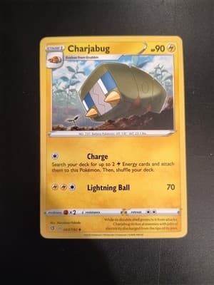 Pokémon TCG Charjabug Rebel Clash 065/192 Regular Uncommon Card NM 2020