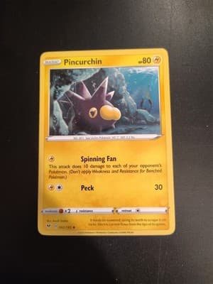 Pokemon Vivid Voltage Pincurchin Uncommon Card 062/185 NM