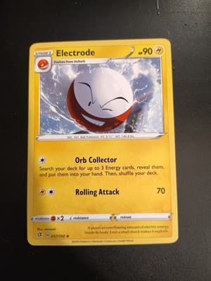ELECTRODE 057/192 UC REBEL CLASH POKEMON NM/M