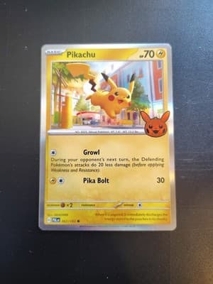 Pikachu 062/193 Sv02: Paldea Evolved Reverse Holo