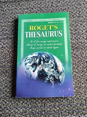 Roget's Thesaurus Self Help Paperback Book from Kappa Books 2004