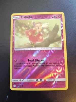 Pokémon - Flabebe - 150/236 - Cosmic Eclipse - Reverse Holo Rare