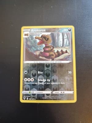 Krokorok 108/185 Vivid Voltage Reverse Holo Rare Pokemon Card PF