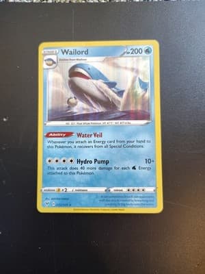 Wailord 032/185 Holo Rare Vivid Voltage Pokemon Holo Near Mint