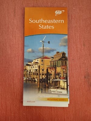 2011 AAA Travel Brochure Map Southeastern States