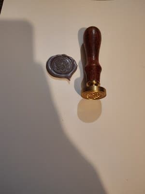 Wax Seal Stamp, With Brass Head And Wood Handle, Great For Crafts, Weddings, BDs