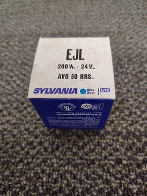 GTE SYLVANIA EJL 200W 24V Tungsten Halogen Projector Lamp