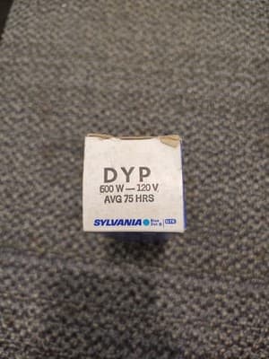 Sylvania DYP Tungsten Halogen Projector Lamp 600W 120V