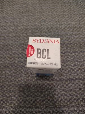 Sylvania BCL Projector Lamp Bulb 300w 120v