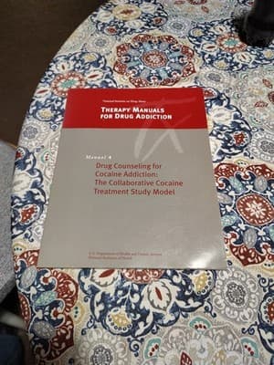 Therapy Manuals for Drug Addiction, Manual 4, Drug Counseling For Cocaine Addict