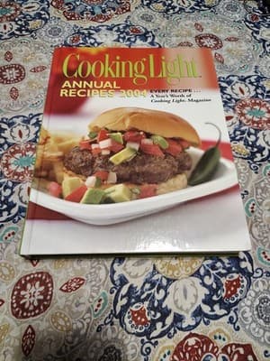 Cooking Light Anual Recipes 2004 Cookbook, Jason Burnett HardCover