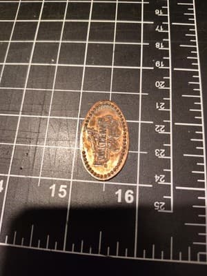 Universal Studios Hollywood Elongated Smashed Flattened Pressed Penny (0539)