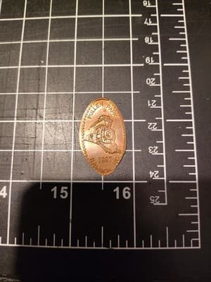 Pullen Park 1887 Train Railroad Raleigh NC - Press Coin Elongated Penny Souvenir