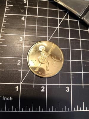MIGUEL COCO Walt Disney World 50th Anniversary Gold Metal Medallion Coin