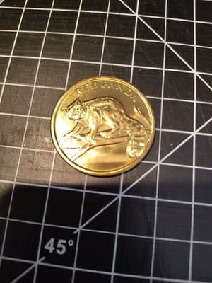 Souvenir Medal - Zoo Red Panda Knoxville Tennessee Zoo