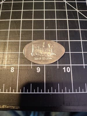 RETIRED! ENGINEER MICKEY TRAIN - MAGIC KINGDOM DISNEY WORLD WDW QUARTER