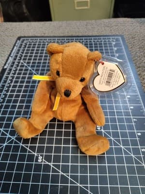 Ty Beanie Baby - SHERWOOD the Bear (7 Inch) NEW MWMTs Plush Stuffed Animal Toy