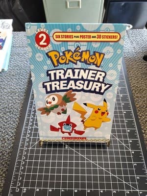 Pokemon Trainer Treasury Book Level 2 Reader 6 Stories & 24 Stickers NO Pos_036