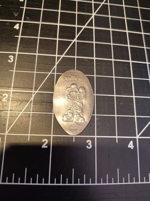 Disney Mickey Mount Everest Climber Animal Kingdom Collectible Pressed Quarter