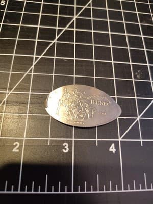 Walt Disney World Friends Bambi Flower Thumper Elongated Pressed Quarter #2